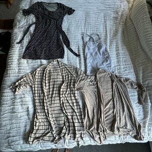 Maternity & Nursing Bundle – Motherhood Nursing, BLANQI, Everly Gray Size Medium